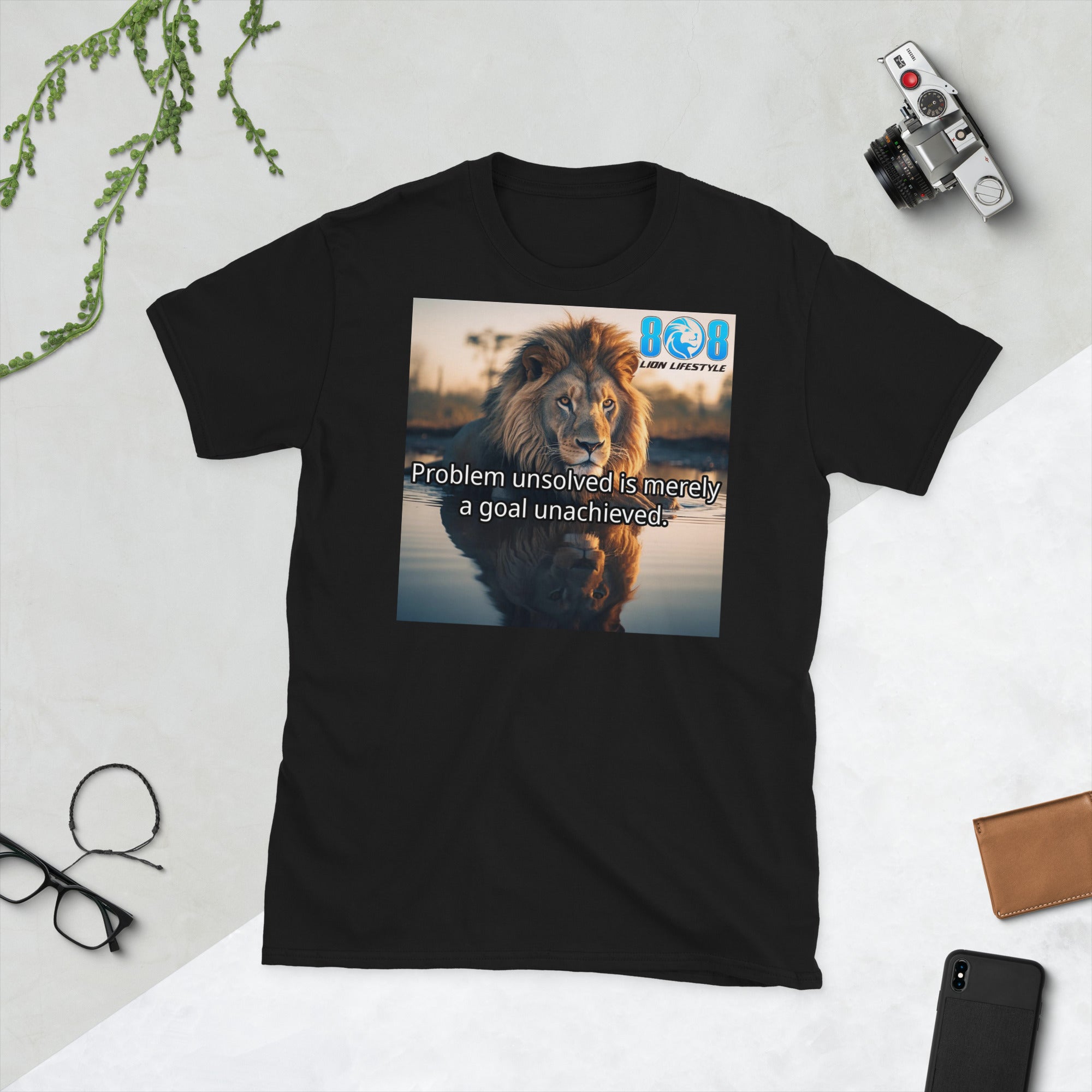 Conquer challenges with the Problem To Goal T-Shirt, a bold reminder that every obstacle is just an unfinished victory. This goal achievement motivational shirt fuels determination, while the problem solving quote tee inspires action. Wear it proudly as a success mindset shirt or daily solution-focused apparel that keeps you driven. Turn problems into progress—Add to Cart today!