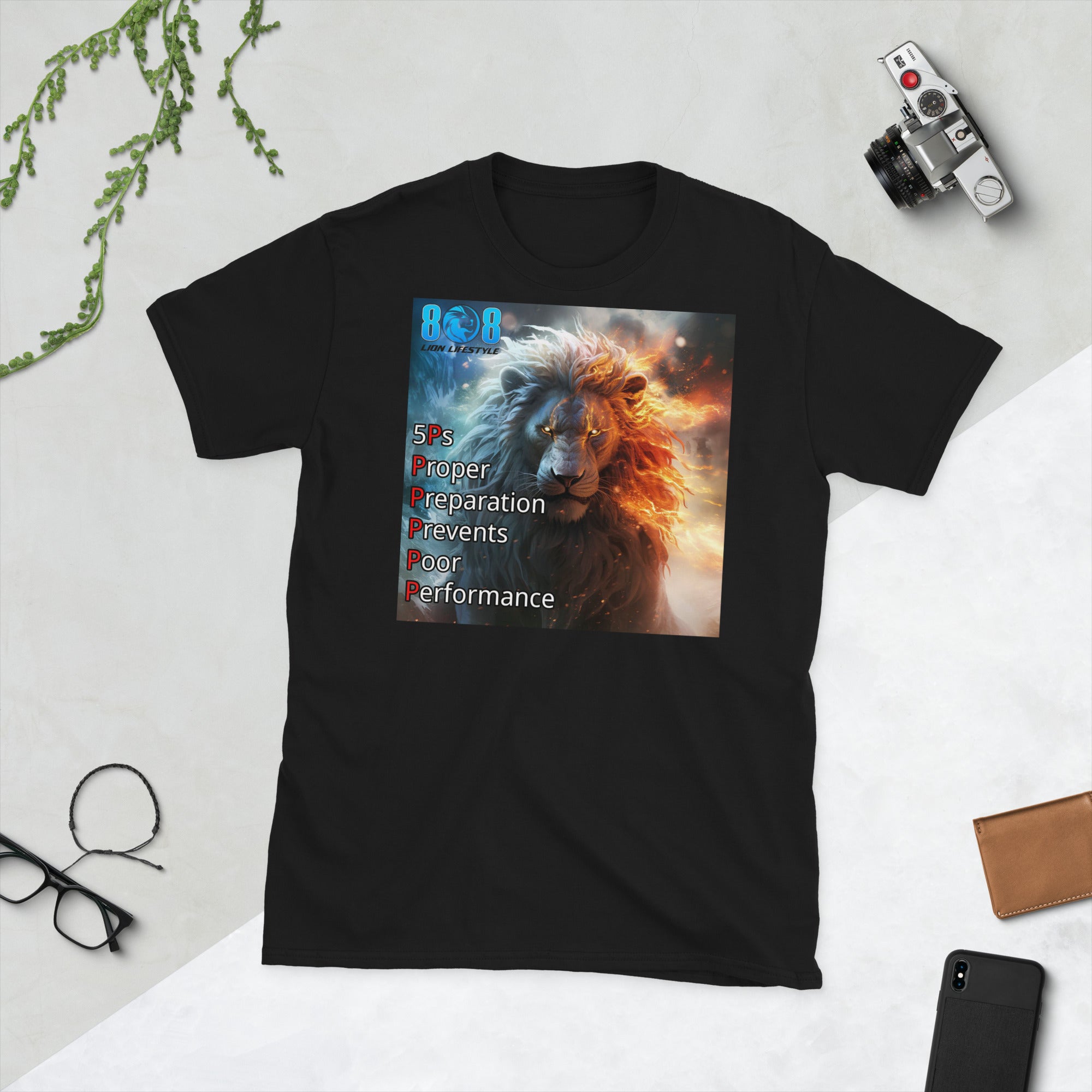 Own the mindset of success with our 5Ps T-Shirt. More than fashion, this shirt is a bold reminder that Proper Preparation Prevents Poor Performance. Designed to keep you focused and ready, it’s the ultimate preparation quote t-shirt for sale for achievers who live by discipline and vision. Perfect as preparation quote apparel for sale or as a wearable preparation lesson design for sale, this shirt inspires excellence in every step. If you’ve been searching for a preparation lesson t-shirt for sale