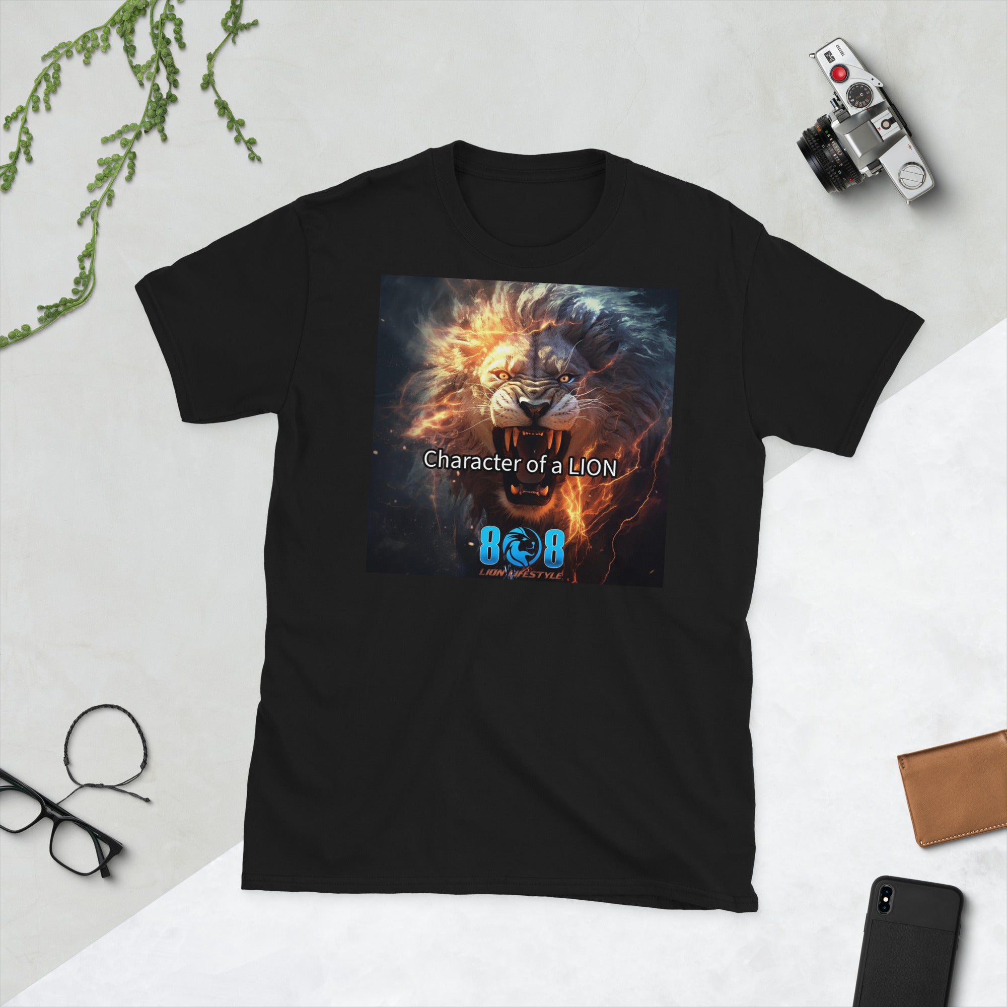 Unleash bold confidence with our Lion Character T-Shirt, a design that embodies strength, courage, and pride. Wear the power of kings with the Lion Strength Shirt, crafted for warriors at heart. Stand tall in the Fearless Lion Tee, reminding you to face challenges head-on. Perfect as a Lion King Character T-Shirt or Courageous Lion Quote Shirt, it’s built to inspire daily. Shop now—rule your world with lion spirit!