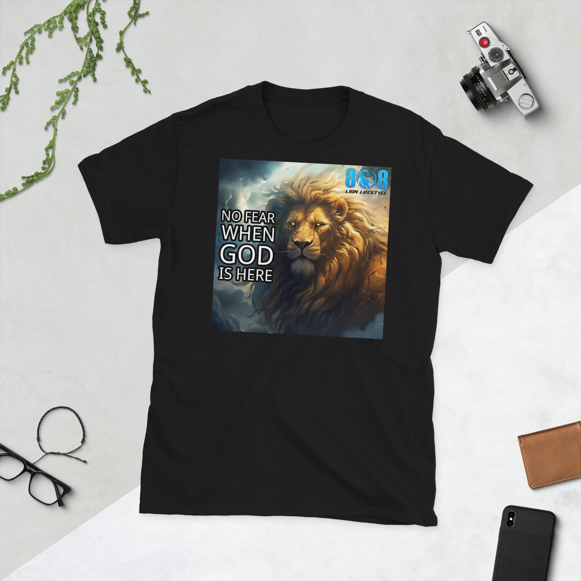 Walk boldly in faith with the No Fear T-Shirt, a powerful reminder that God’s presence conquers doubt. Wear the Faith Over Fear Christian Shirt to inspire courage, or the God Is With Me Inspirational Tee to spread hope. The Trust In God Motivational Quote T-Shirt and Fearless Through Faith Graphic Shirt strengthen your spirit daily. Live fearless with faith—Add to cart today!