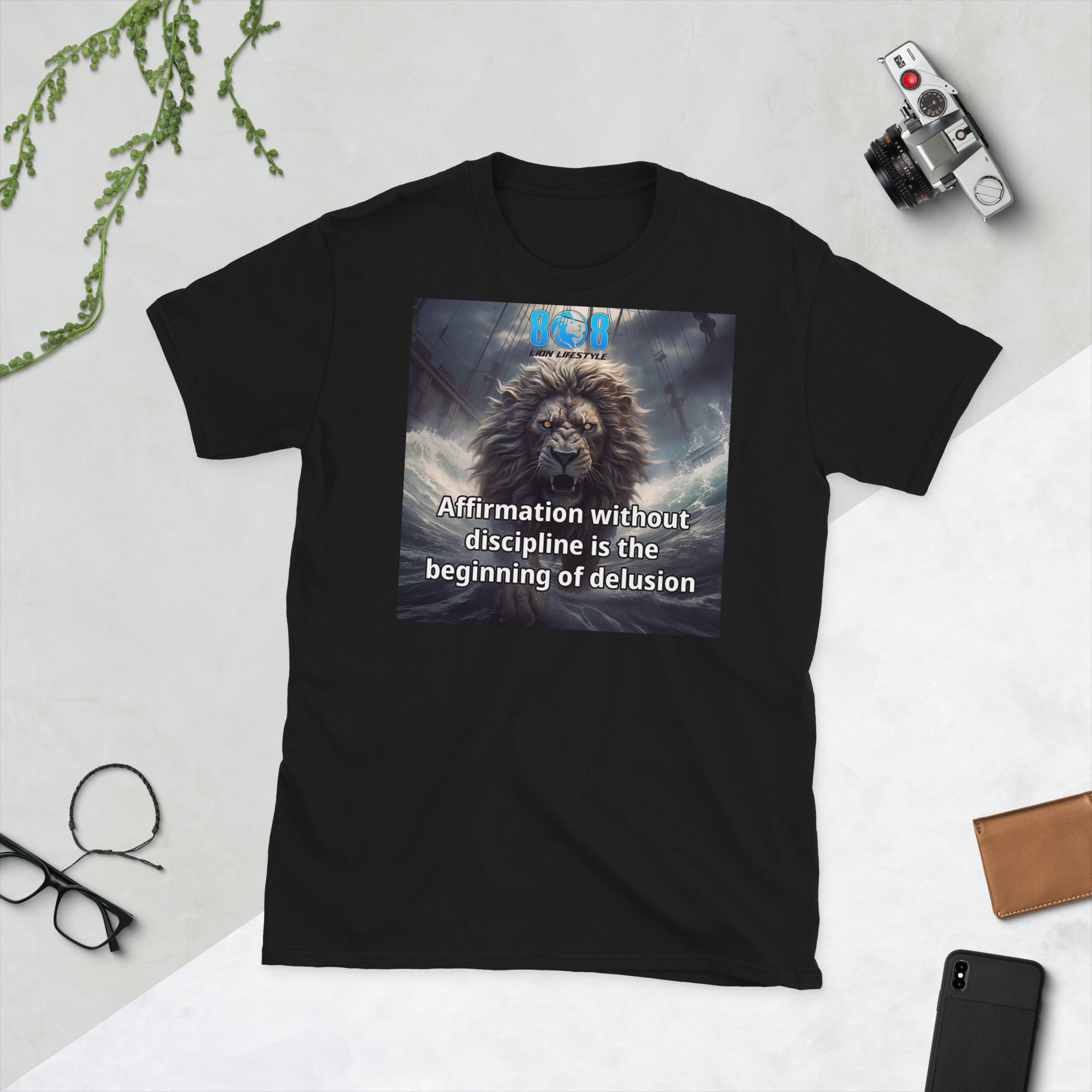 Stay grounded in reality with our Delusion Prevention T-Shirt, a bold reminder that success requires more than words—it demands action. This powerful Affirmation Without Discipline Shirt speaks truth to dreamers and doers alike. Wear daily inspiration with the Discipline Over Delusion Tee, crafted for those who value accountability. The Motivational Discipline Quote T-Shirt pushes you to stay focused, while the Truth and Discipline Shirt reflects strength and clarity. 