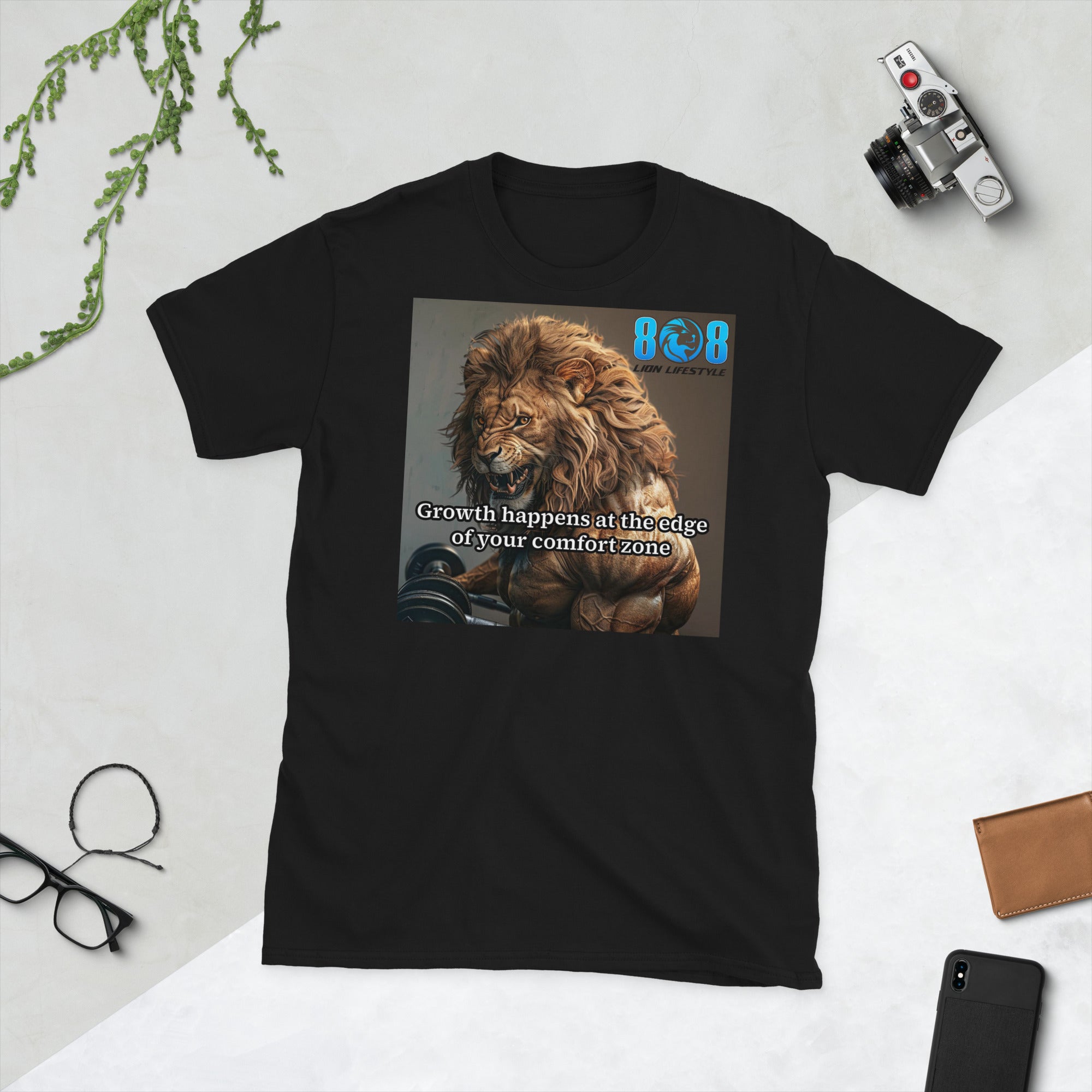 Unlock your potential with the Growth Happens T-Shirt, designed to inspire bold action every day. Wear this Comfort Zone Motivational Shirt as a reminder that progress begins when you dare to stretch. Our Step Outside Your Comfort Zone Tee, Personal Growth Inspirational T-Shirt, and Self Improvement Mindset Graphic Tee keep your drive alive. Elevate your journey—Add to cart now!