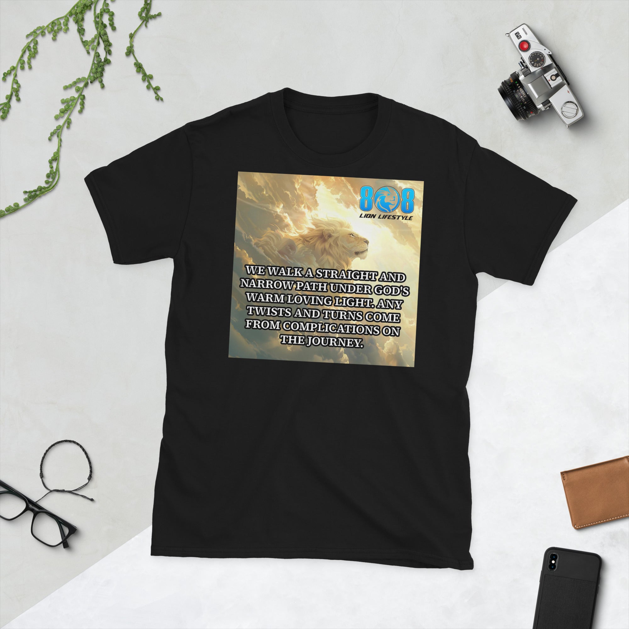 Stay grounded in faith with our Straight & Narrow T-Shirt, a bold reminder to follow God’s way. The Faith Journey Graphic Tee keeps your spirit strong, while the God’s Light Inspirational Shirt radiates hope. Walk with purpose in the Walk The Path Quote T-Shirt or find peace in the Spiritual Journey Motivational Tee. Add to cart today and wear your faith proudly!