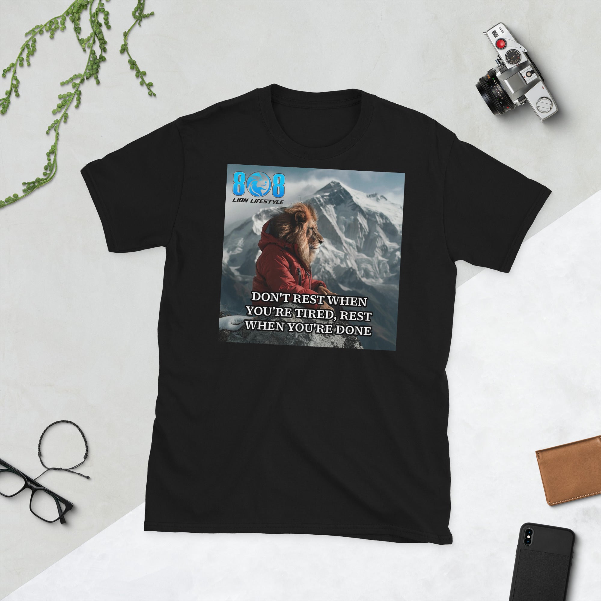 Push past limits with our Rest When Done T-Shirt, built for champions who finish strong. This Don’t Rest When Tired Motivational Shirt fuels drive in every workout. Train harder in a Gym Discipline Quote Workout Tee, or stay inspired with a Fitness Perseverance Inspirational T-Shirt. Rugged and bold, our Military Style “Rest When Done” Training Shirt demands victory. Add to cart today!