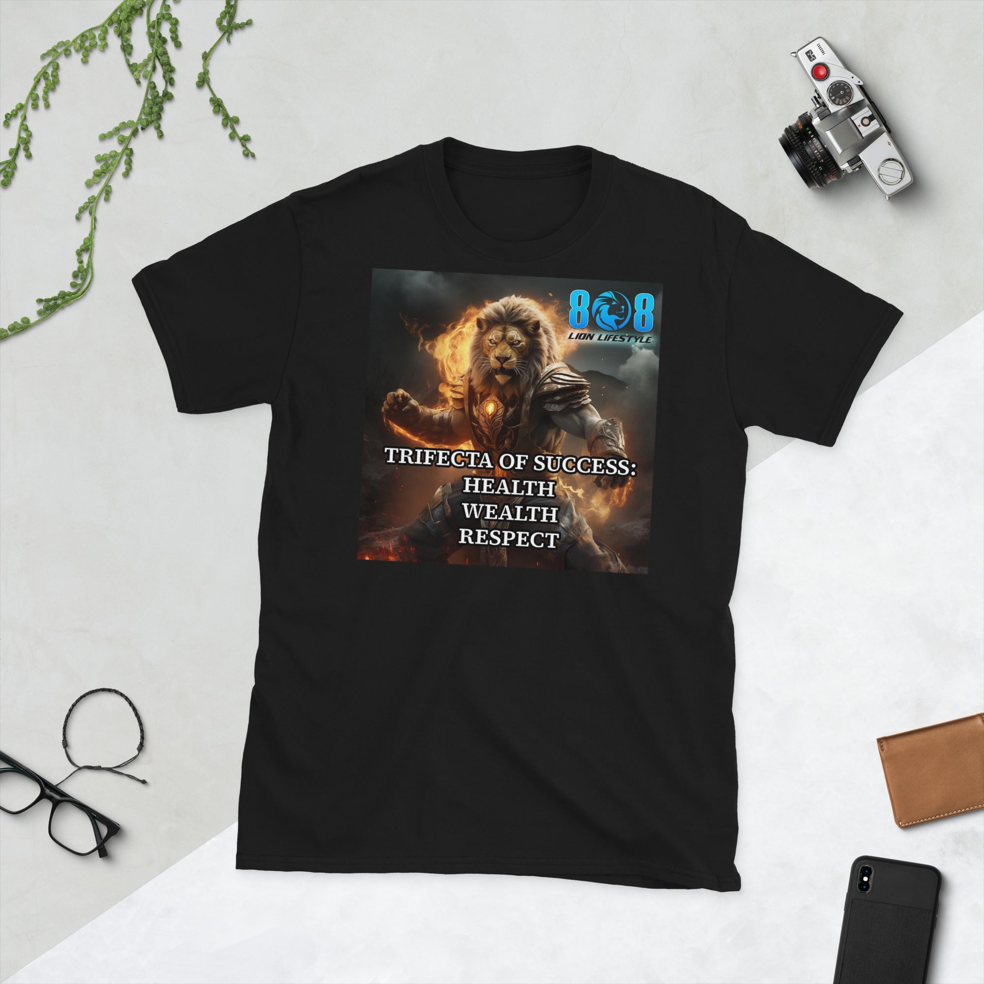 Achieve greatness with the Trifecta Of Success T-Shirt, designed to embody health, wealth, and respect. Wear motivation daily with the Health Wealth Respect Motivational Shirt, fuel ambition in the Success Mindset Lifestyle Tee, and honor achievement with the Prosperity And Respect Inspirational T-Shirt. Live balanced with the Balanced Life Success Quote Tee. Elevate your lifestyle and success—Add to cart today!