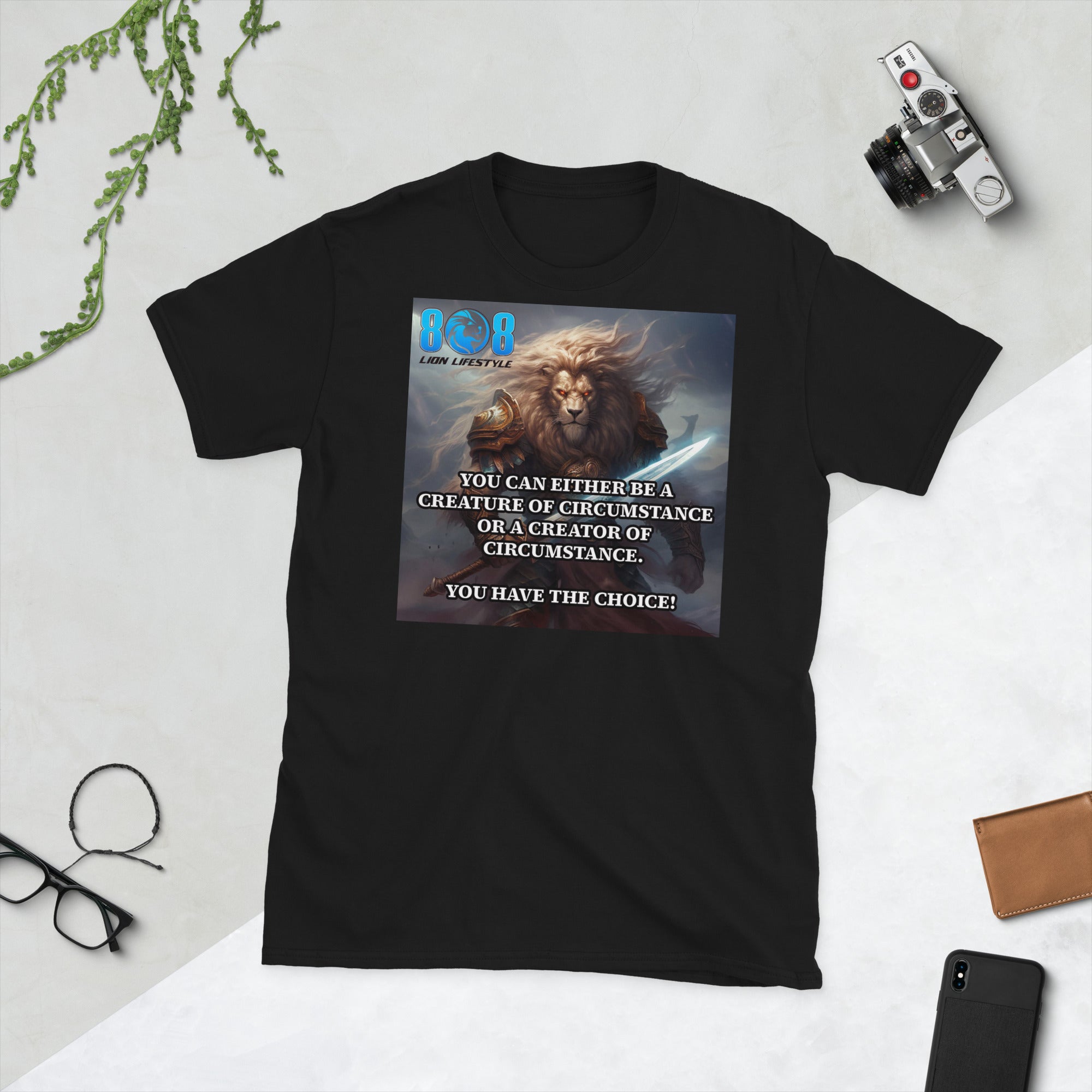 Step into your power with the Circumstance T-Shirt—a bold reminder that you’re not bound by chance but by choice. This Creator Of Circumstance Motivational Shirt inspires action, while the Inspirational Choice Quote Tee fuels confidence in every decision. Perfect as a Life Decisions Empowerment T-Shirt and styled as a Positive Mindset Graphic Shirt, it’s built to uplift your lifestyle. Choose strength today—Add to Cart now!
