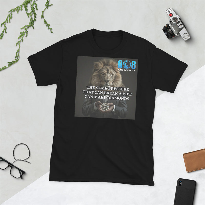Shine brighter under pressure with the Pressure Makes Diamonds T-Shirt, a bold reminder that strength is forged in trials. Stay determined in the Strength Under Pressure Motivational Shirt and push forward with the Resilience Through Challenges Quote Tee. Embrace growth wearing the Adversity Builds Strength Lifestyle T-Shirt and showcase grit with the Diamonds Made Under Pressure Shirt. Turn pressure into power—Add to cart today!