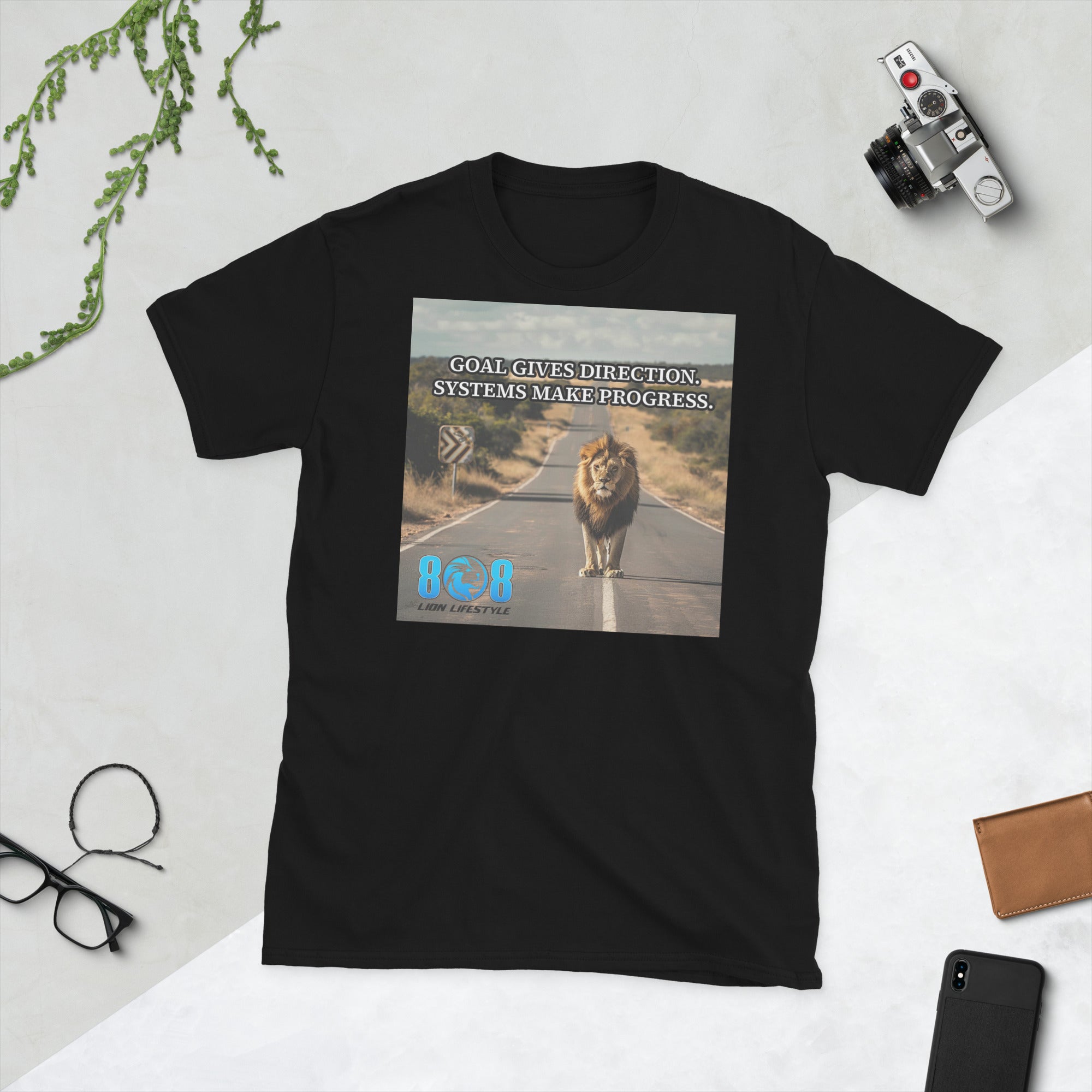 Achieve more with the Direction & Progress T-Shirt, designed to keep you aligned with purpose. Wear the Goal Setting Motivational Quote Tee as a daily reminder of discipline, or power up with the Systems for Success Inspirational T Shirt. Stay sharp in a Productivity and Progress Mindset Shirt or gift the Focused Goals Achievement Graphic Tee. Move forward with impact—Add to cart today!