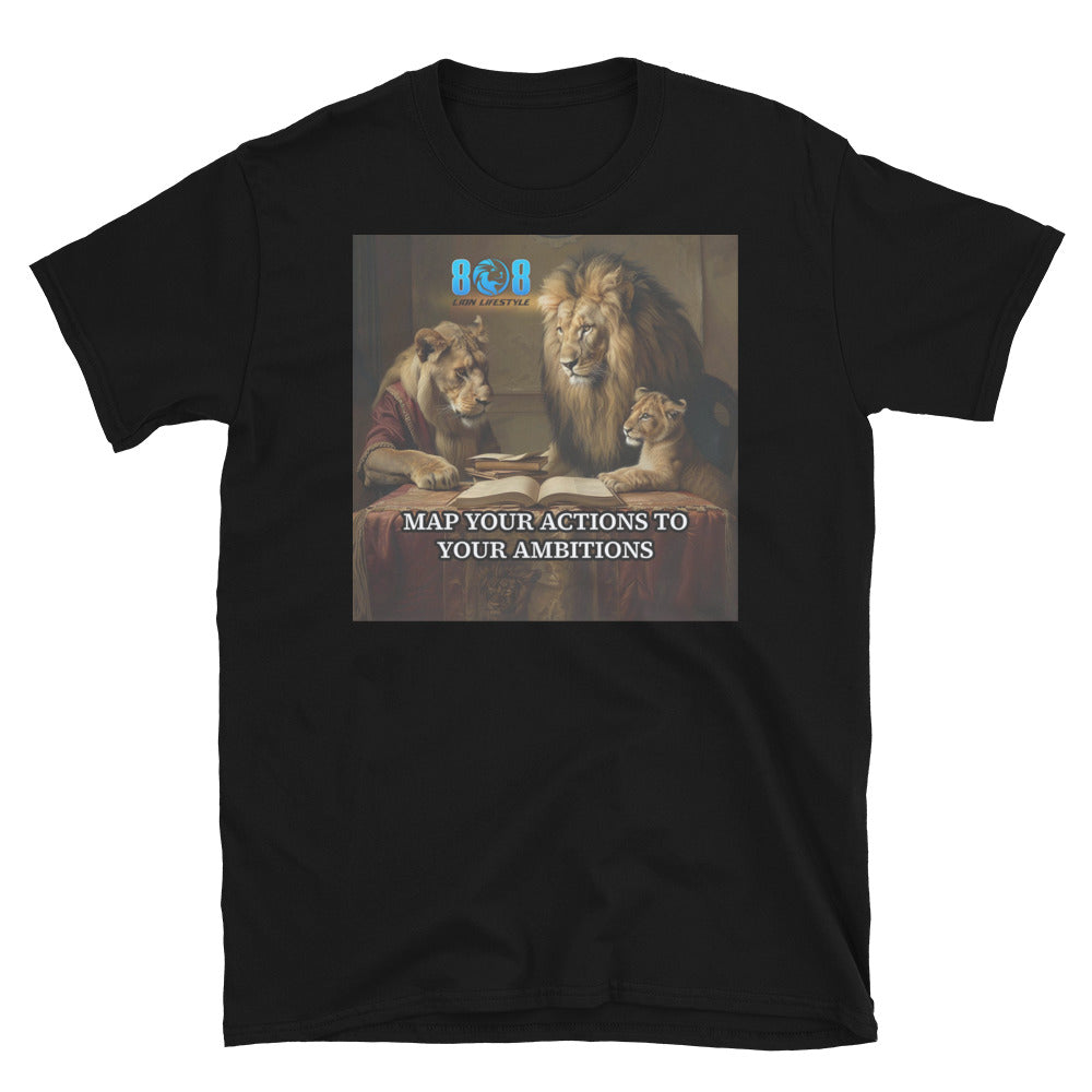 Achieve greatness with the Map Your Actions T-Shirt, a daily reminder to align effort with purpose. Wear the Align Actions With Goals Motivational Shirt to stay focused, or the Ambition and Action Inspirational Graphic Tee to fuel determination. The Success Through Aligned Effort Quote T-Shirt and Turn Dreams Into Action Motivational Tee push you forward. Step into your ambition—Add to cart today!