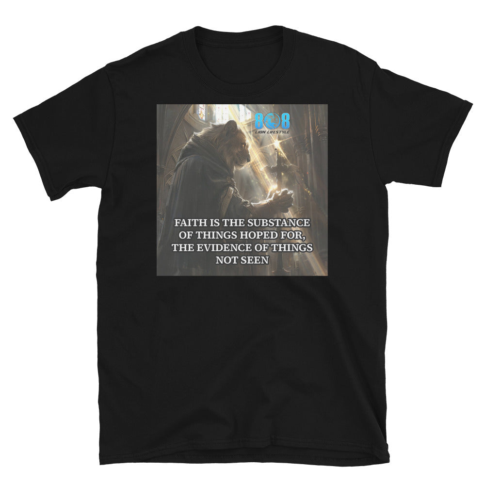 Celebrate belief with our What Is Faith T-Shirt, inspired by timeless scripture. This Hebrews 11:1 Bible Verse Faith Shirt reminds us to trust in unseen promises, while the Christian Scripture Faith Motivational Tee uplifts your spirit. Wear the Faith Is the Substance of Things Hoped For Shirt, also a meaningful Gift Christian Faith and Hope T-Shirt for Men & Women. Add to cart today!