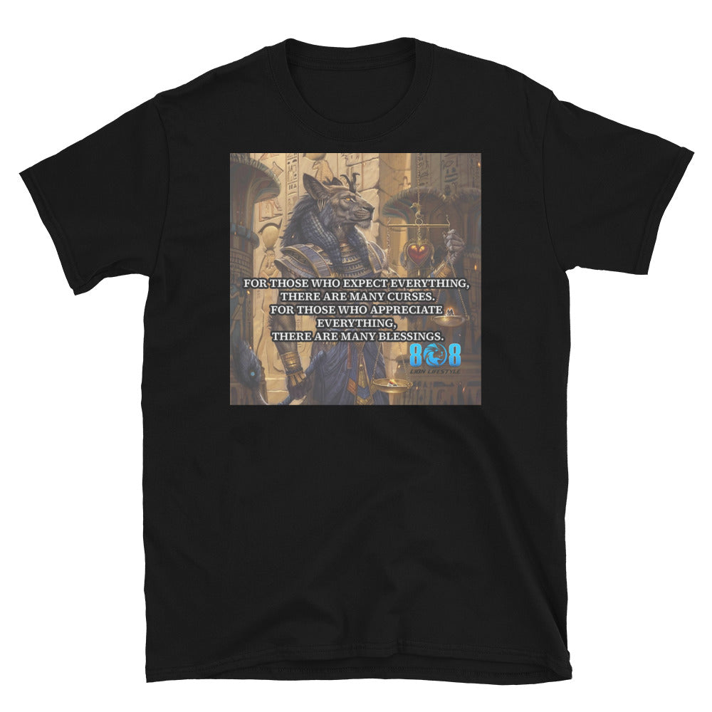 Live with gratitude in the Curses & Blessings T-Shirt, a reminder that appreciation brings abundance. This Gratitude and Blessings Quote T Shirt inspires positivity, while the Appreciation Over Expectation Motivational Tee shifts your mindset. Shine your faith with a Positive Blessings Christian Graphic Shirt or gift an Inspirational Gratitude and Blessings T Shirt to a loved one. Embrace blessings—Add to cart today!