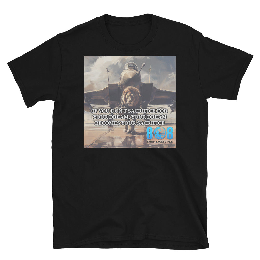 Achieve greatness with the Sacrifice For Dream T-Shirt, a bold reminder that success demands dedication. Wear this Chase Your Dream Motivational Shirt to fuel ambition, the Dream Requires Sacrifice Inspirational Tee to keep pushing, and the No Sacrifice No Success Graphic T-Shirt to stay resilient. Spark drive with the Dream Big Work Hard Motivational Shirt. Commit to your goals—Add to cart now!