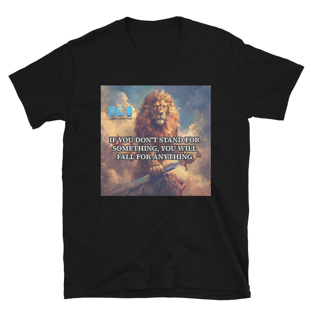 Live with conviction in the Stand For Something T-Shirt, a bold reminder to stay true to your values. This Stand Strong Motivational Shirt empowers resilience, while the Believe In Your Values Inspirational Tee inspires integrity. Wear the Courage and Integrity Graphic T-Shirt to showcase strength and the Fall For Nothing Motivational Shirt to guard your principles. Lead with honor—Add to cart now!