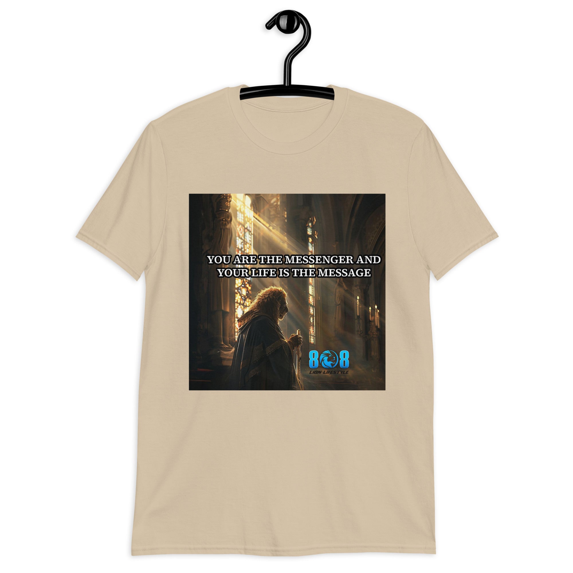 Share your truth with the Messenger's Message T-Shirt, a bold reminder that your life speaks louder than words. This Life Purpose Motivational Shirt inspires direction, while the Inspirational Quote Graphic Tee uplifts your spirit. Live boldly with the Empowerment Lifestyle T-Shirt and remind others of your impact in the Your Life Is The Message Shirt. Wear your purpose proudly—Add to cart today!