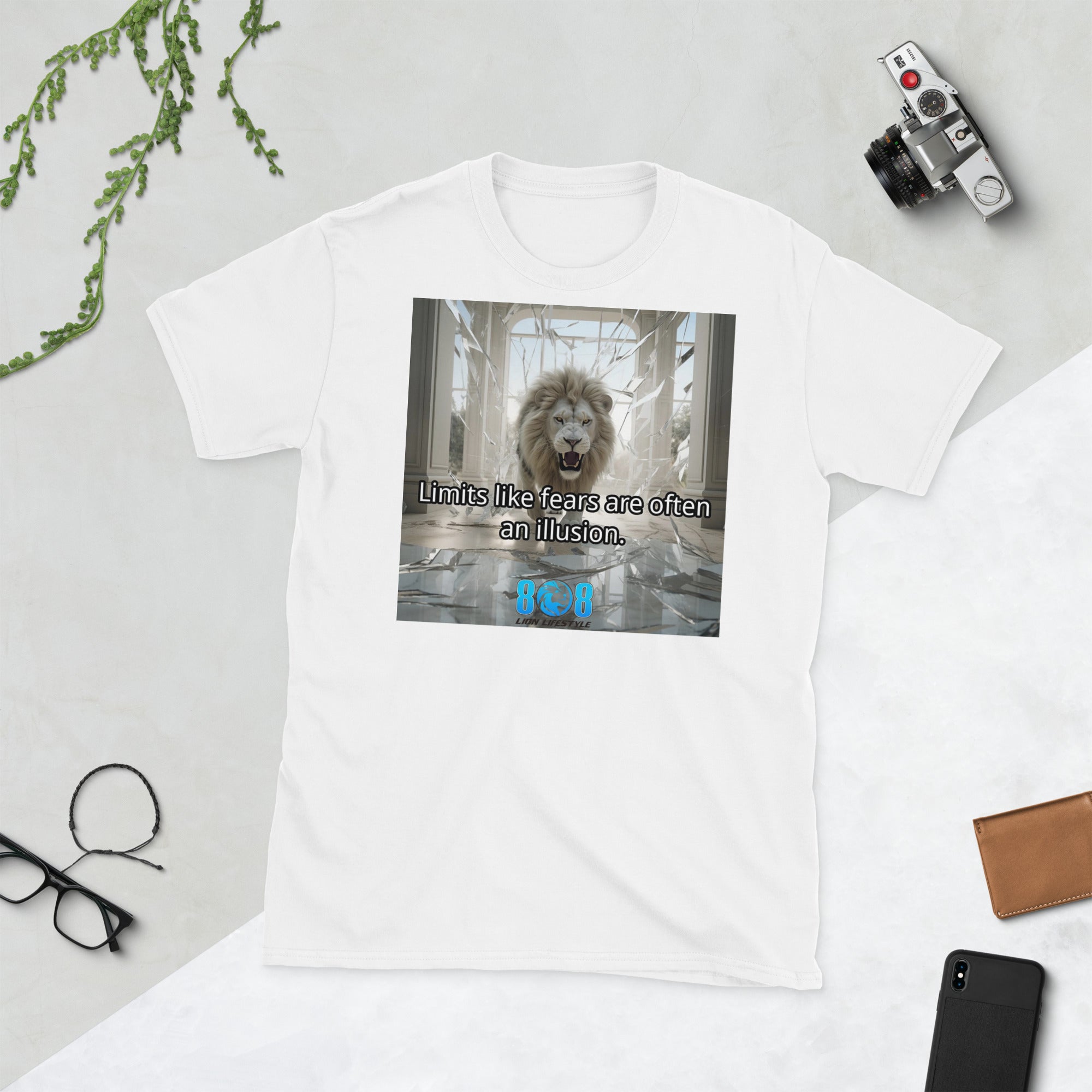 Defy doubt with the Illusion Of Fear T-Shirt, a bold reminder that limits are only in the mind. Step into bravery with the Overcome Fear Motivational Shirt, push past barriers in the Break Limits Inspirational Quote Tee, and inspire courage wearing the Fear Is an Illusion Graphic T-Shirt. Conquer challenges with the Courage Over Fear Motivational Tee. Live fearless—Add to Cart today!