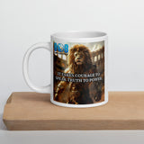 Stand firm and stay empowered with the Truth To Power Mug, crafted for those who refuse to stay silent. This Courageous voice mug fuels bravery, while the Bold truth statement mug inspires authenticity. Rise with conviction using a Speak-up empowerment mug and champion what’s right with a Justice courage coffee mug designed for fearless leaders. Add to cart now.