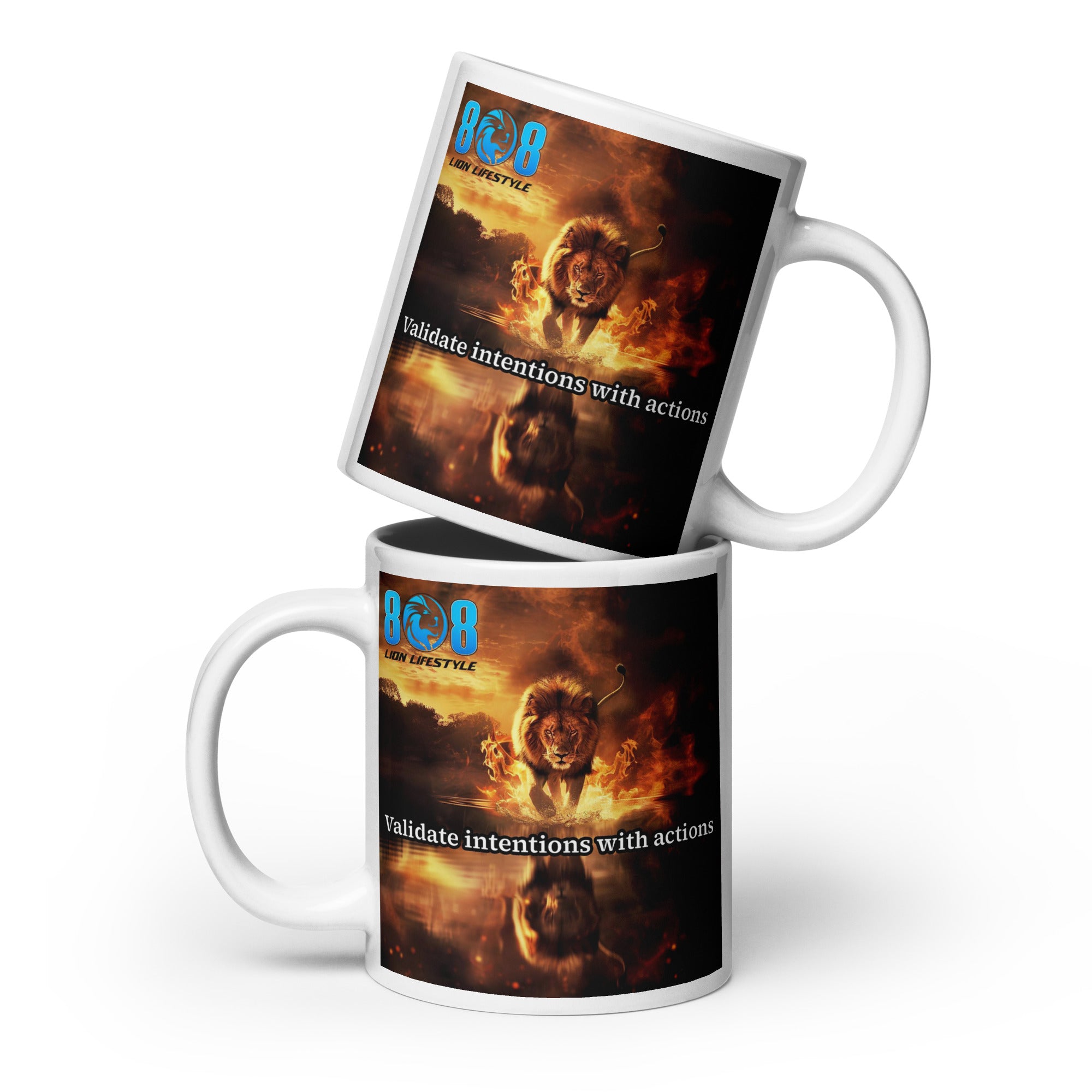 The Validate Intentions Mug reminds you that true commitment is proven through consistent action. This Intentions backed by action mug fuels integrity, while the Action-driven integrity mug strengthens daily discipline. Align your choices with purpose using the Purpose aligned behavior mug, and stay accountable with this empowering Intentional living accountability mug designed for real progress. Add to cart now!