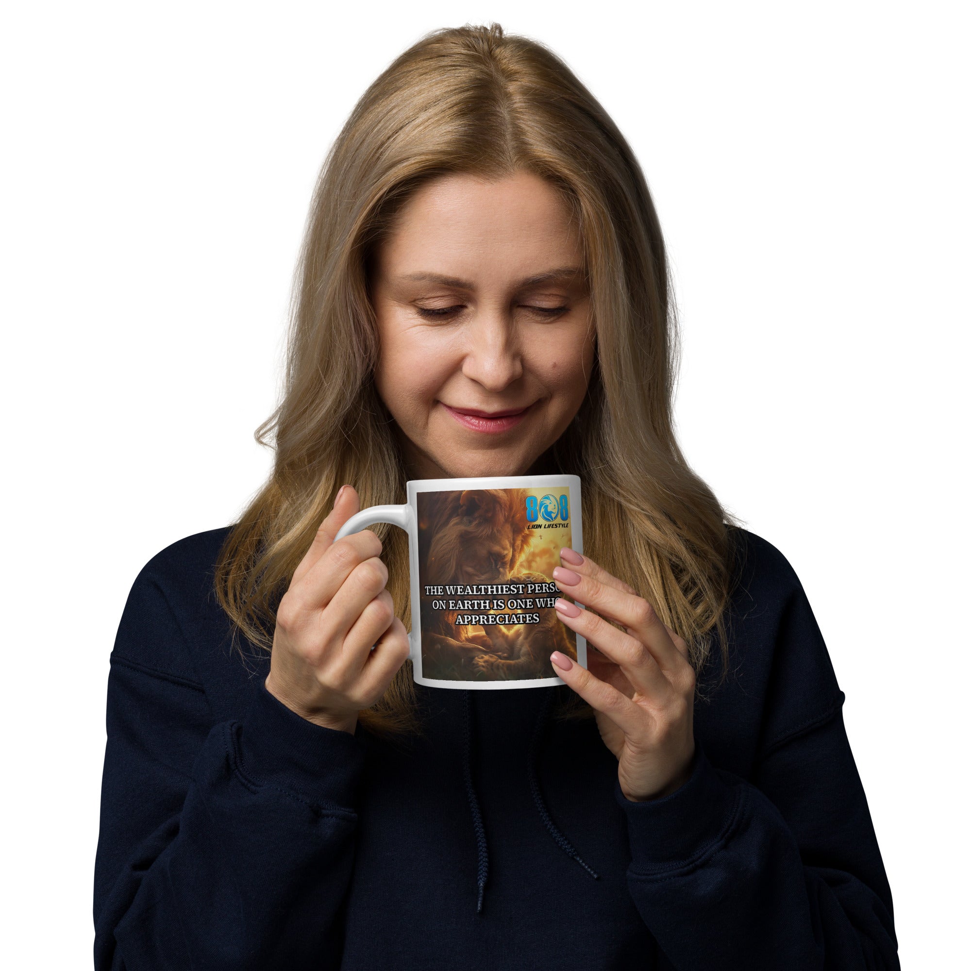The Wealth Of Appreciation Mug inspires a richer life with every sip, elevating your mindset toward gratitude and growth. This Gratitude prosperity mug sparks daily positivity, while the Appreciation mindset coffee mug reinforces a thankful heart. Crafted as uplifting Abundance awareness drinkware, it also serves as a powerful Thankfulness success mug that fuels gratitude-driven success. Add to cart.