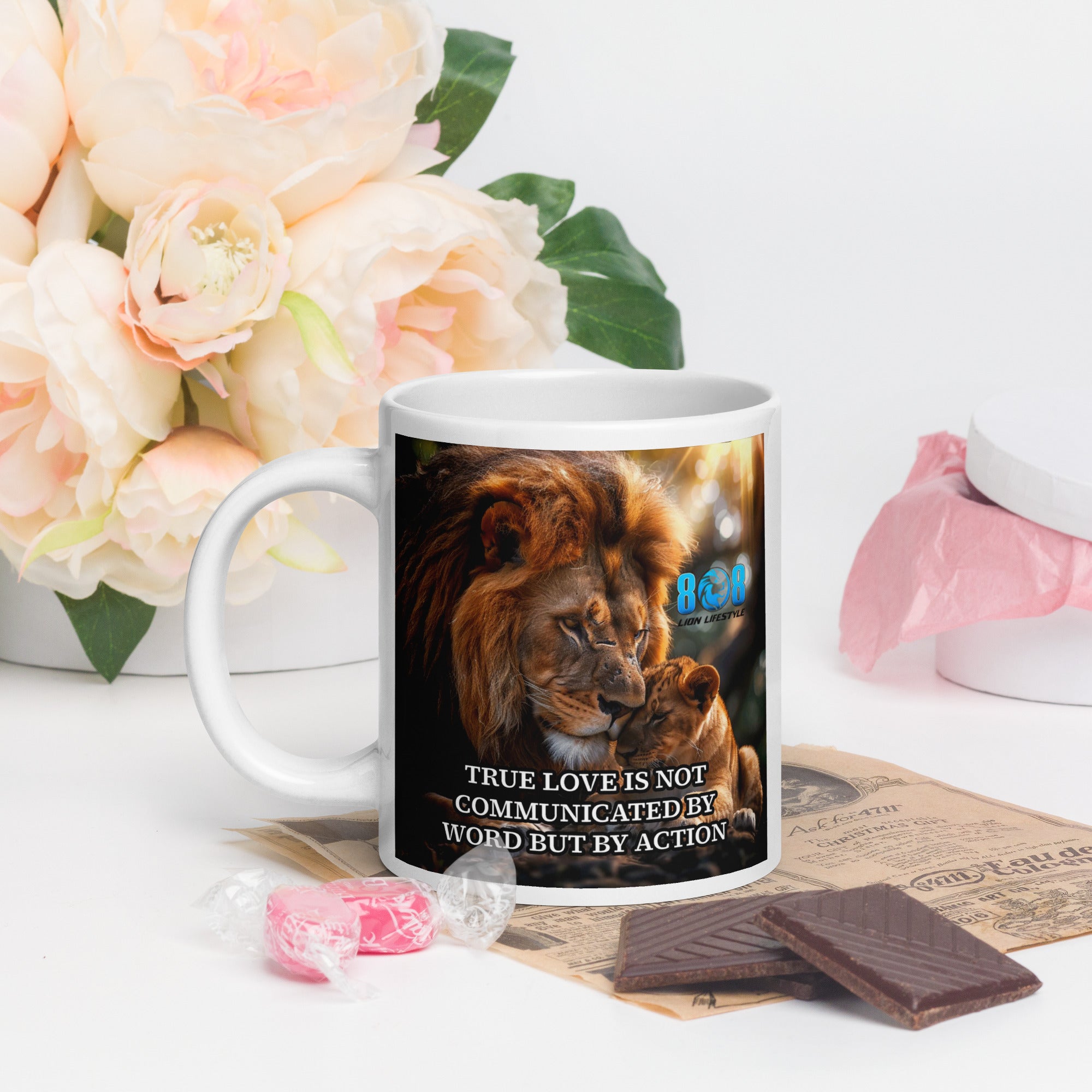 The True Love Communication Mug reminds you that real devotion is lived, not spoken. This Love expressed through action mug celebrates meaningful gestures, while the Action over words relationship mug strengthens emotional connection. Gift the Authentic love gesture coffee mug as a daily reminder that love is shown, not said. Inspiring Love proven daily drinkware for every relationship. Add to cart now!