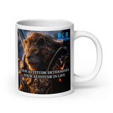 The Attitude Mug reminds you that your mindset is the engine that lifts your life. This Success altitude mindset mug fuels ambition, while the Positive attitude elevation mug strengthens optimism. Embrace daily growth with the Attitude shapes destiny mug, crafted as inspiring Rise higher mindset drinkware to help you soar beyond limitations and reach new levels. Add to cart now!