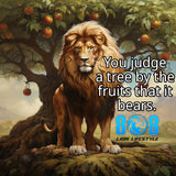 Results reveal reality. The Judgement Sticker is a bold reminder that character is proven by fruit. Inspired by the powerful You judge a tree by its fruit quote sticker, this meaningful By their fruits you shall know them sticker pairs with a strong Character reveals truth motivational decal and timeless Actions speak louder than words quote sticker. Let your fruit speak—Add to cart now.