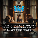Honor your value with the Table Of Respect Canvas, a bold reminder that true worth is never negotiable. Surround yourself with Respect Yourself Motivational Wall Art and protect your peace through a Healthy Boundaries Inspirational Canvas Print. Empower your space with a Self Worth And Respect Quote Canvas Décor and find strength in the Walk Away From Disrespect Motivational Canvas. Add to cart today!